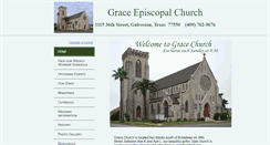 Desktop Screenshot of gracechurchgalveston.org
